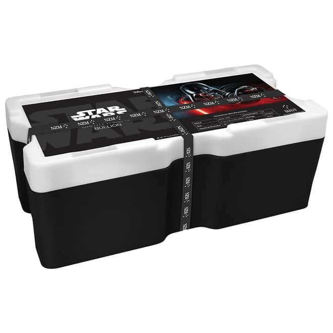 Monster Box of 250 - 2022 Niue 1 oz Star Wars Darth Vader $2 Silver Coin .999 Fine BU (10 Tubes of 25)
