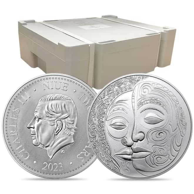 Box of 400 - 2023 Niue 1 oz Maori Silver Coin .999 Fine