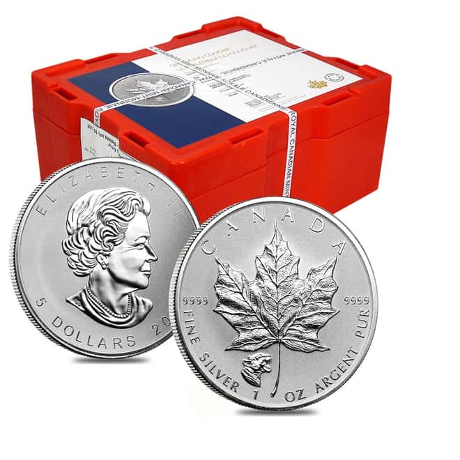2017 1 oz Silver Canadian Maple Leaf Cougar Privy Reverse Proof $5 Coin BU