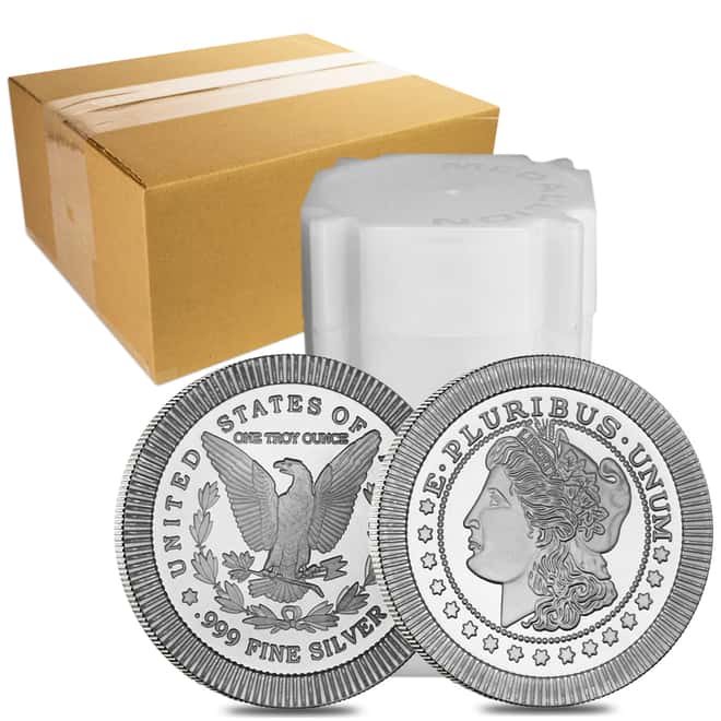 1 oz Morgan Stackable Silver Round .999 Silver