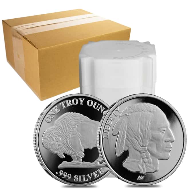 1 oz Asahi Buffalo Design Proof Silver Round .999 Fine