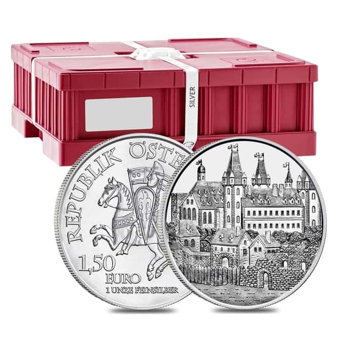 2019 1 oz Austria 825th Anniversary of the Austrian Mint - Wiener Neustadt Vienna .999 Silver Coin BU