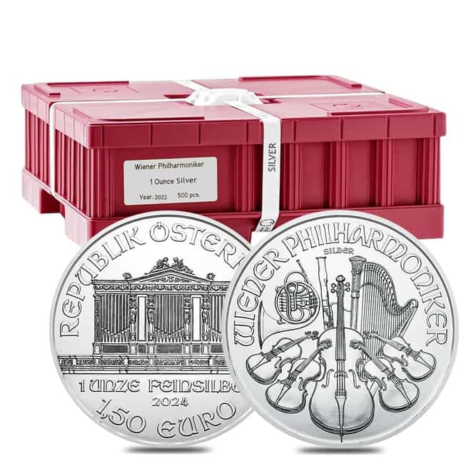 2024 1 oz Austrian Silver Philharmonic Coin BU