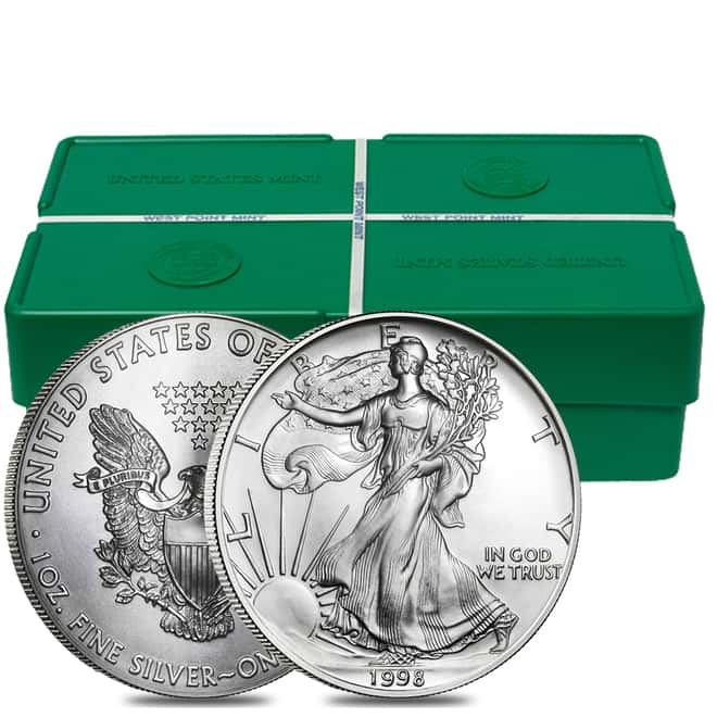 1998 1 oz Silver American Eagle Brilliant Uncirculated