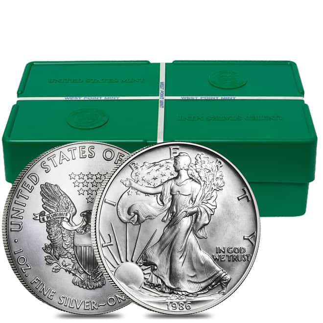 1986 1 oz Silver American Eagle Brilliant Uncirculated