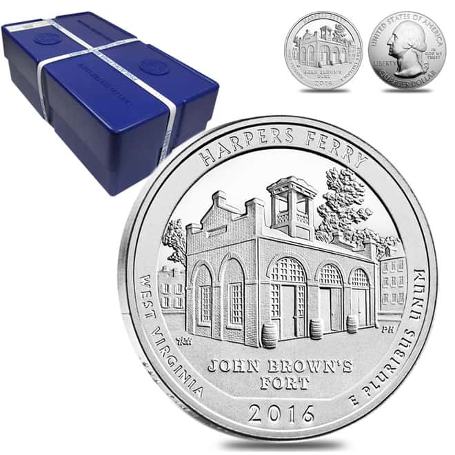 2016 5 oz Silver America the Beautiful ATB Harpers Ferry National Historical Park Coin