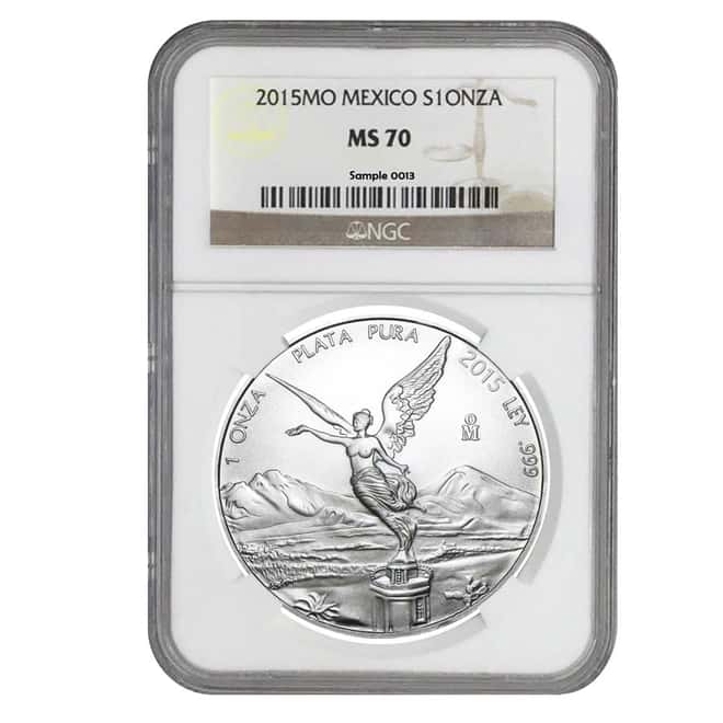 2015 1 oz Mexican Silver Libertad Coin BU