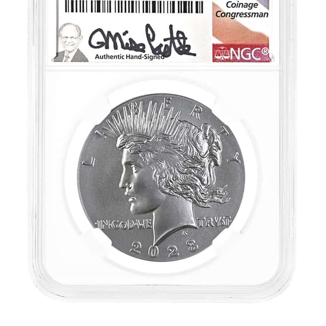 2023 Peace Silver Dollar NGC MS 70 AR (Castle)