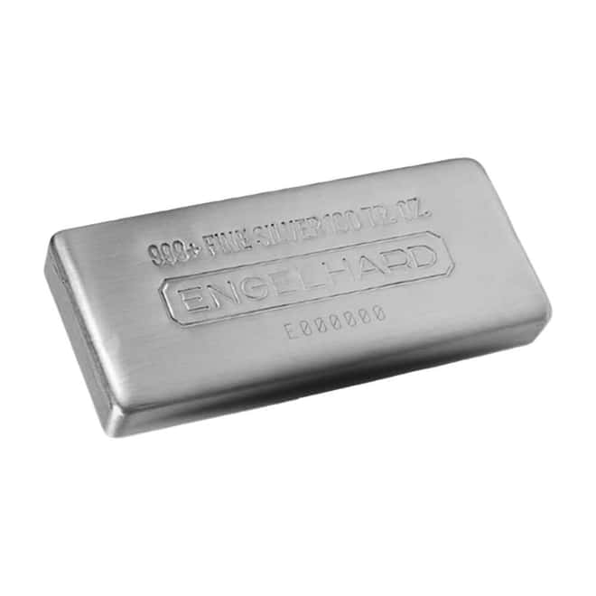 New - 100 oz Engelhard Cast Silver Bar .999+ Fine (w/BOX)
