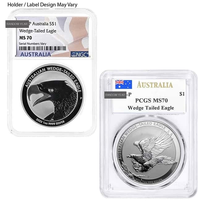 1 Oz American Silver Eagle MS-70 NGC (Random Year) - Foto 5