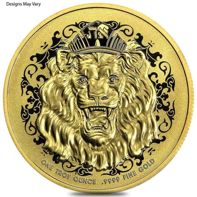 Niue 1 oz Roaring Lion Truth Series Proof Gold Coin (Random Year)