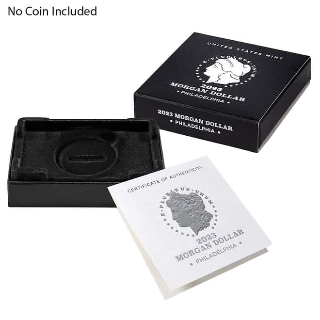 NO COIN - 2023 Morgan Silver Dollar (OEM Box & COA)