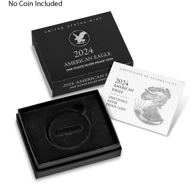 2024-S 1 oz Proof Silver American Eagle (w/Box & COA)
