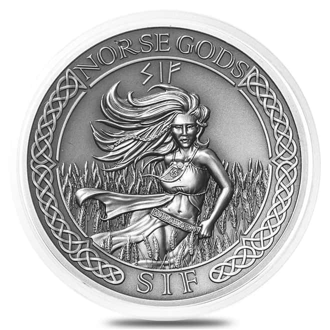 38.6 mm Empty Coin Capsule For 2 oz Silver Queen's Beasts