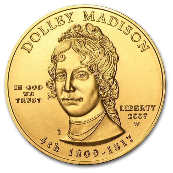 2007 W 1/2 oz $10 First Spouse - Dolley Madison Gold Uncirculated Coin (w/Box & COA)
