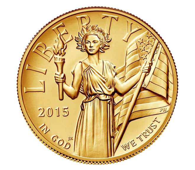 2015 W 1 oz $100 American Liberty High Relief Gold Coin (w/Box and COA)