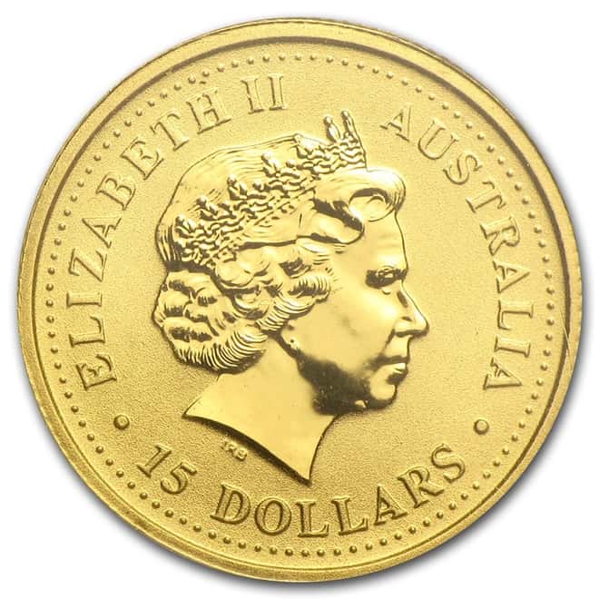 1999 1/10 oz Australian Gold Coin $15 Kangaroo Uncirculated