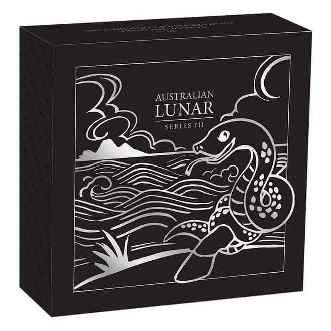 2025 1 oz Proof Colorized Silver Lunar Snake Perth Mint