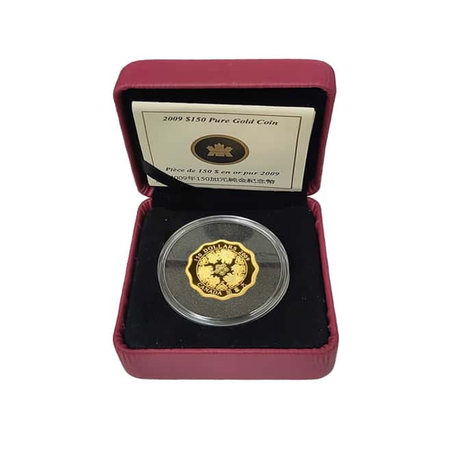 2009 Canada 1/3 oz Proof Gold Blessings of Wealth Coin (w/Box & COA)