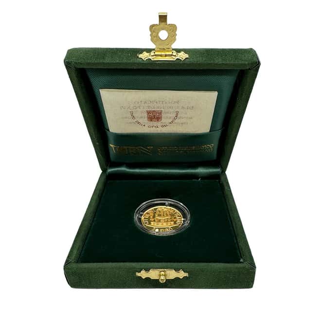 2005 Vatican City Christian Sacraments: Baptism 20 Euro Gold Coin