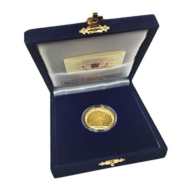 2007 Vatican City Pope Benedict XVI 50 Euro Proof Gold Coin