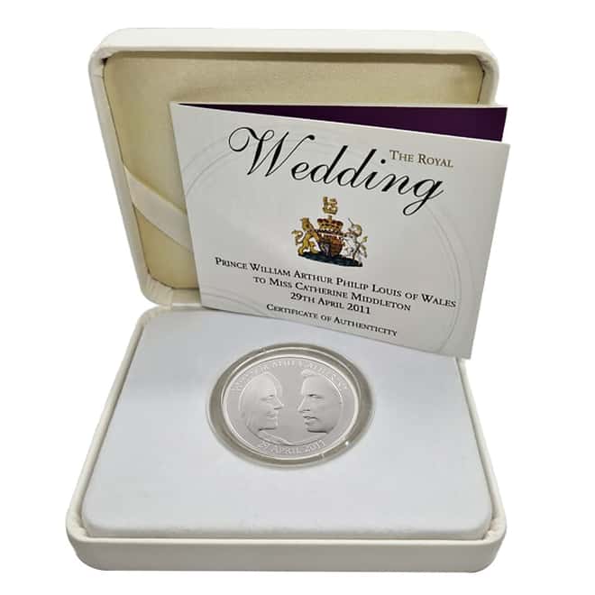 2011 GB Silver Royal Wedding Prince William & Catherine Coin