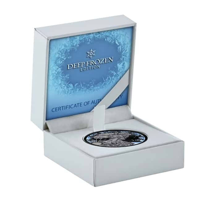2018 1 oz Deep Frozen Silver American Eagle (w/Box & COA)