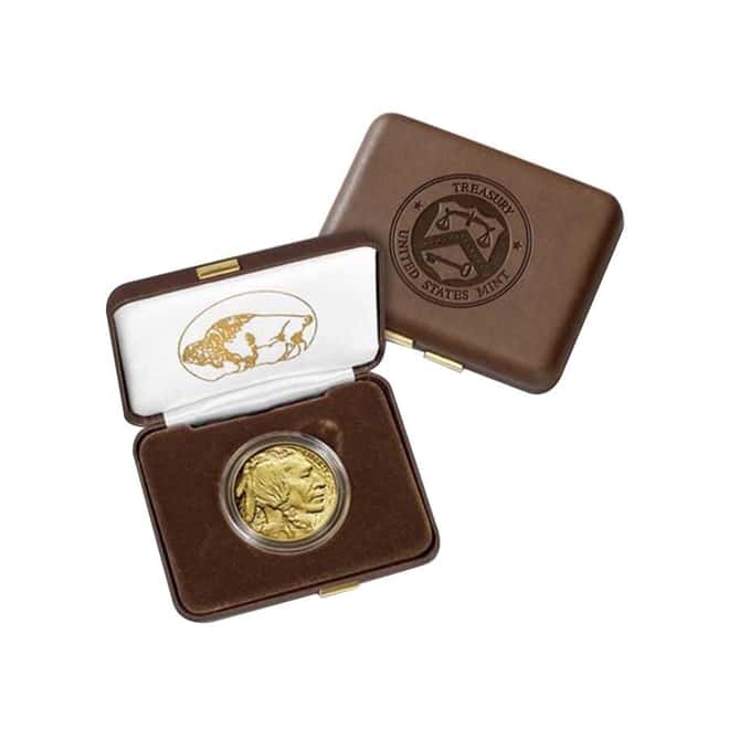 2021-W 1 oz $50 Proof Gold American Buffalo (w/Box & COA)