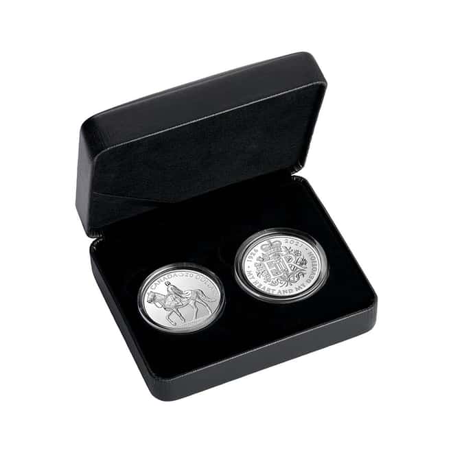 2021 2 oz Royal Celebration Proof Silver 2-Coin Set (w/Box & COA)