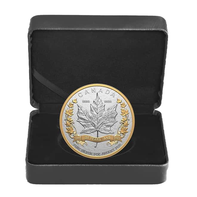 2023 Canada 5 oz Silver Maple 35th Anniversary Coin