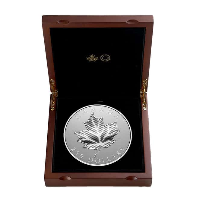2024 Canada 1 kilo Pulsating Maple Leaf Silver Coin .9999 Fine