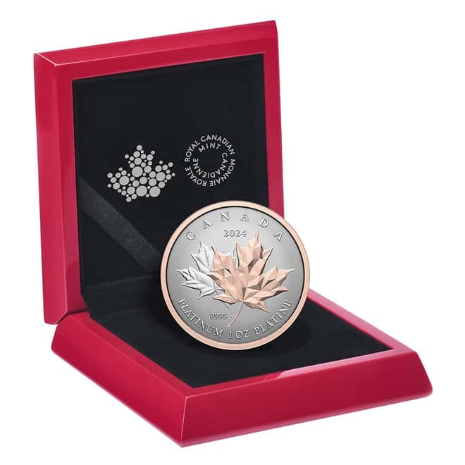 2024 Canada 1 oz Platinum Maple Leaf Forever Coin