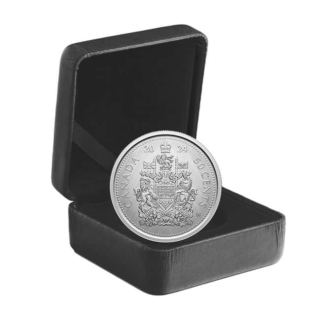 2024 Canada 1 oz Silver W Mint Mark Coat of Arms Tribute Coin
