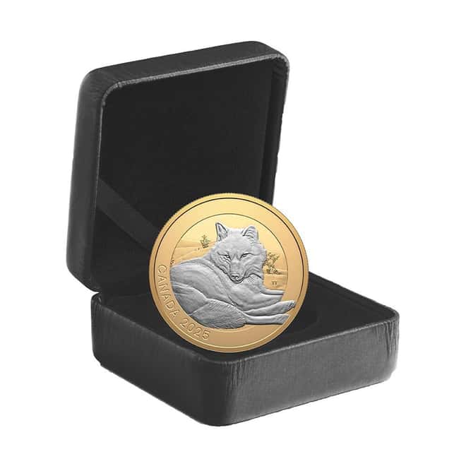 2025 Canada 1 oz Animal Portraits Grey Wolf Silver Coin .9999 Fine