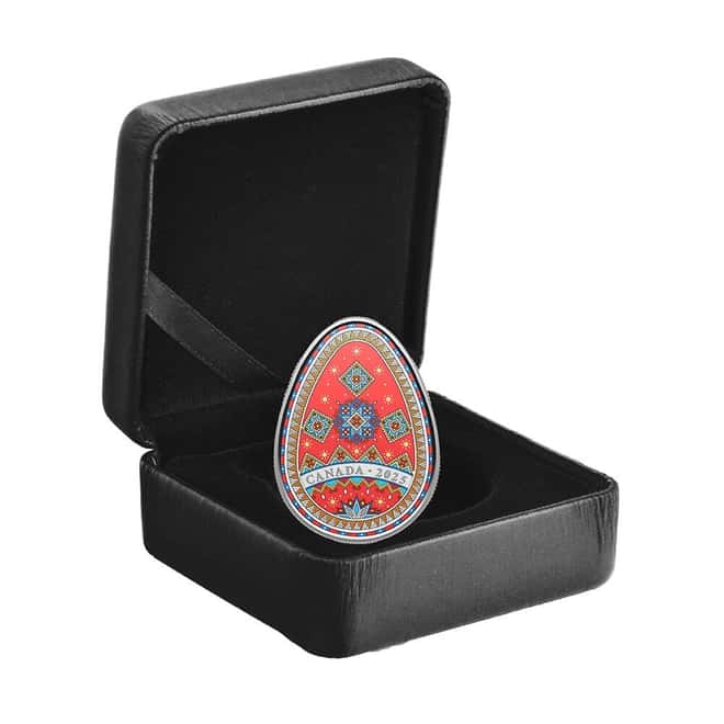 2025 Canada 1 oz Silver Pysanka Easter Egg Coin .9999 Fine