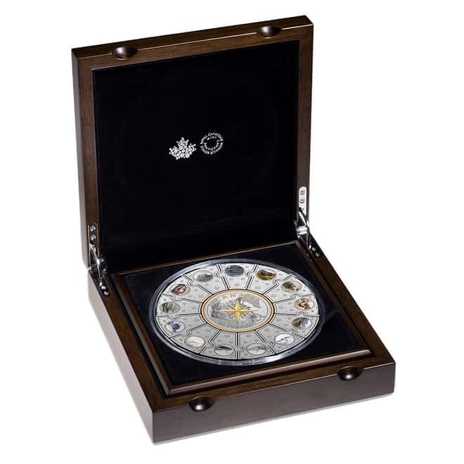 2022 Canada 16.15 oz Proof Silver Puzzle Coin Set - Canadian Passages .9999 Fine (w/Box & COA)
