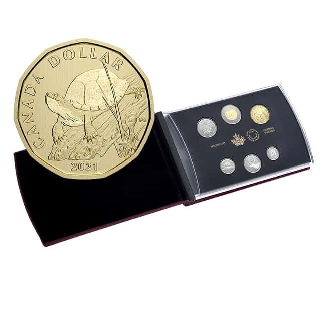 2021 Canada Blanding's Turtle - Endangered Species 6-Coin Specimen Set (w/Box & COA)
