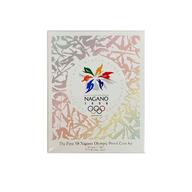 1997 Japan 1/2 oz Proof Gold Nagano Olympics - Ski Jumping .999 Fine (w/Box & COA)