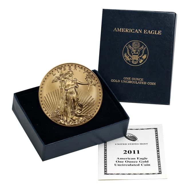 2011 W 1 oz $50 Burnished Gold American Eagle (w/Box & COA)