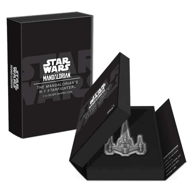 2023 Niue 3 oz Star Wars The Mandalorian's N-1 Starfighter Silver Coin