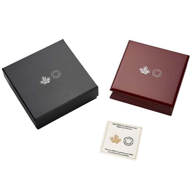 2025 Canada 1 oz Platinum Maple Leaf Forever Coin