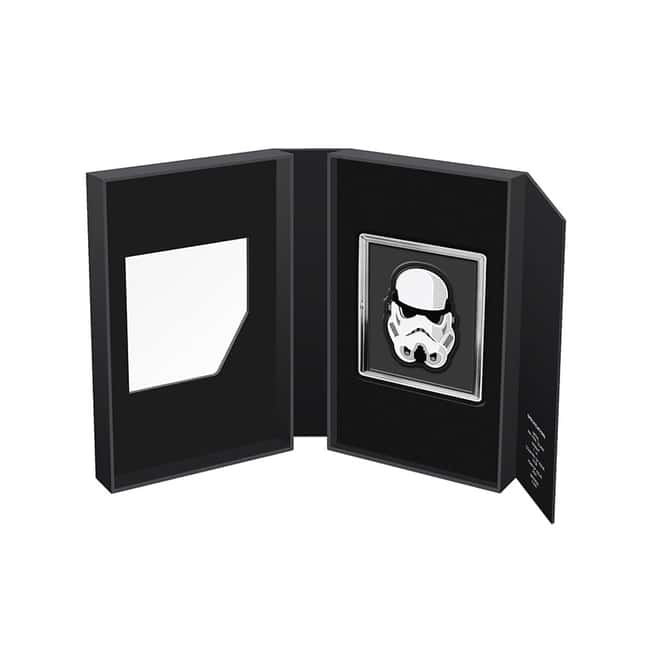 2021 Niue 1 oz Silver Imperial Stormtrooper Shaped Coin - Star Wars Faces of the Empire .999 Fine (w/Box & COA)