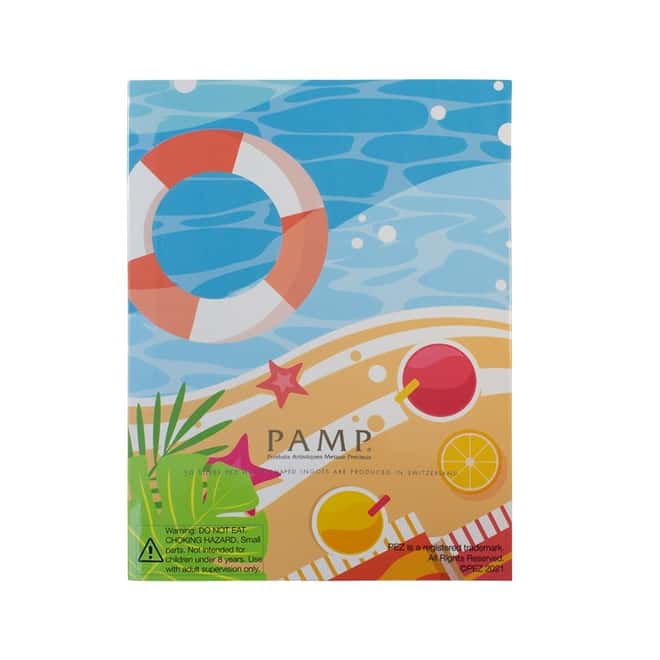 30 gram PAMP Suisse Chillin Sunglasses Emoji PEZ Dispenser & Silver Wafers (w/Box & COA)