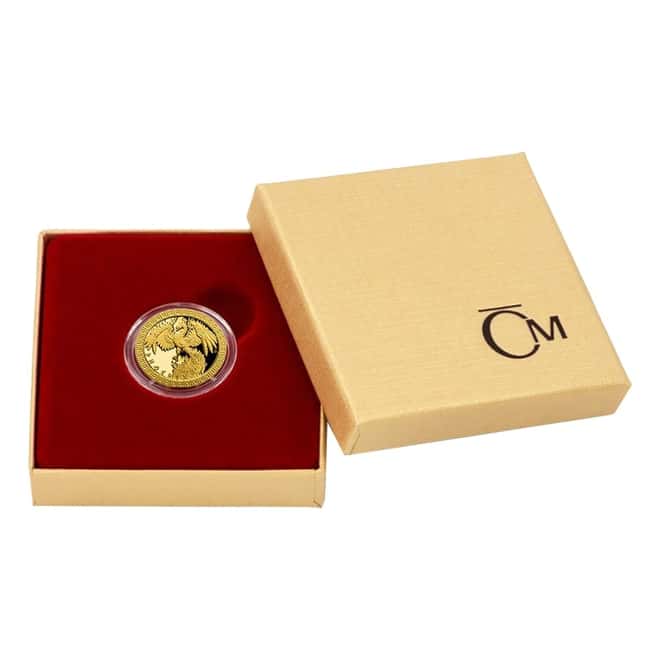 2020 Niue 1/10 oz Proof Gold Mythical Creatures Phoenix Coin (w/Box & COA)