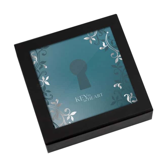 2022 Cook Islands 1 oz Silver Key To My Heart Coin Antiqued .999 Fine (w/Box & COA)