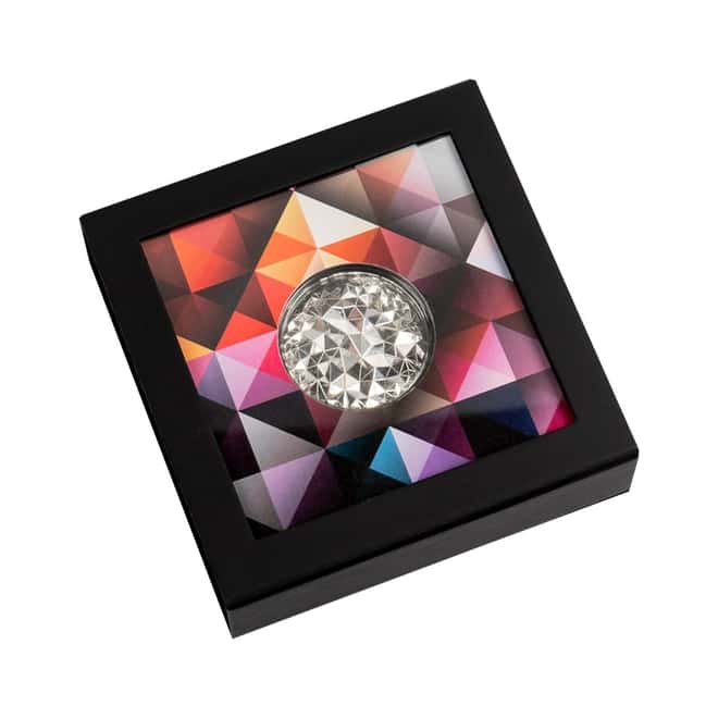 2022 Cook Islands 2 oz Proof Silver Silverland - The Rock Coin .999 Fine (w/Box & COA)