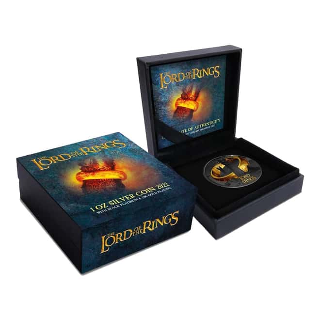 2022 Samoa 1 oz Silver The Lord of The Rings Coin .999 Fine (w/Box & COA)