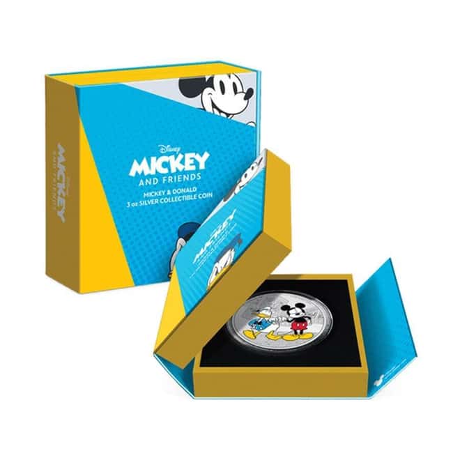 2023 Niue 3 oz Disney Mickey Mouse & Friends Donald Duck Silver Coin