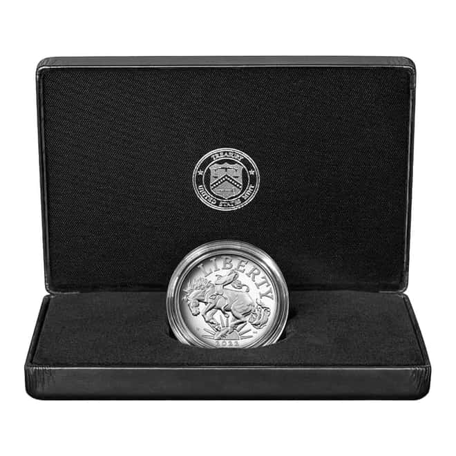 2022 P 1 oz American Liberty Proof Silver Medal (w/Box & COA)