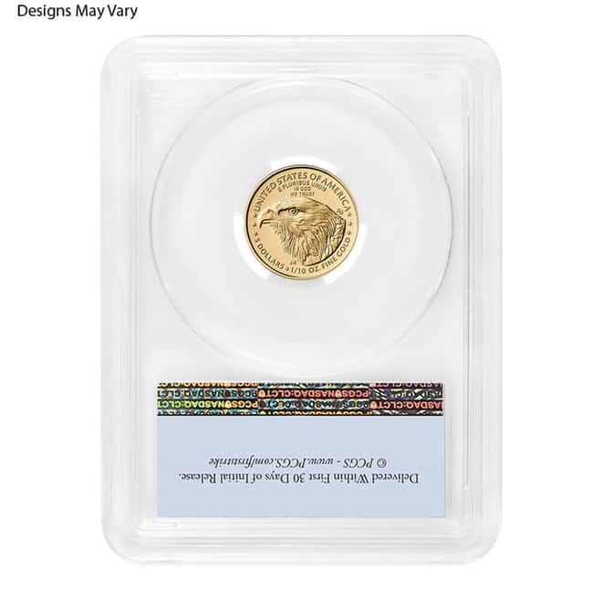 1/10 oz $5 Proof Gold American Eagle NGC/PCGS PF 70 (Random Year)